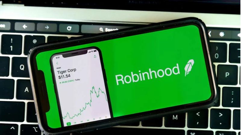 Ứng dụng Robinhood nổi bật với giao diện người dùng trực quan và dễ sử dụng