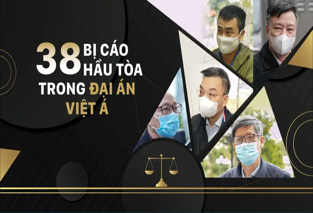 38 bị cáo trong đại án việt á